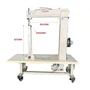 Máquina de coser de alimentación compuesta posterior a la cama de una sola aguja en cama de coser larga